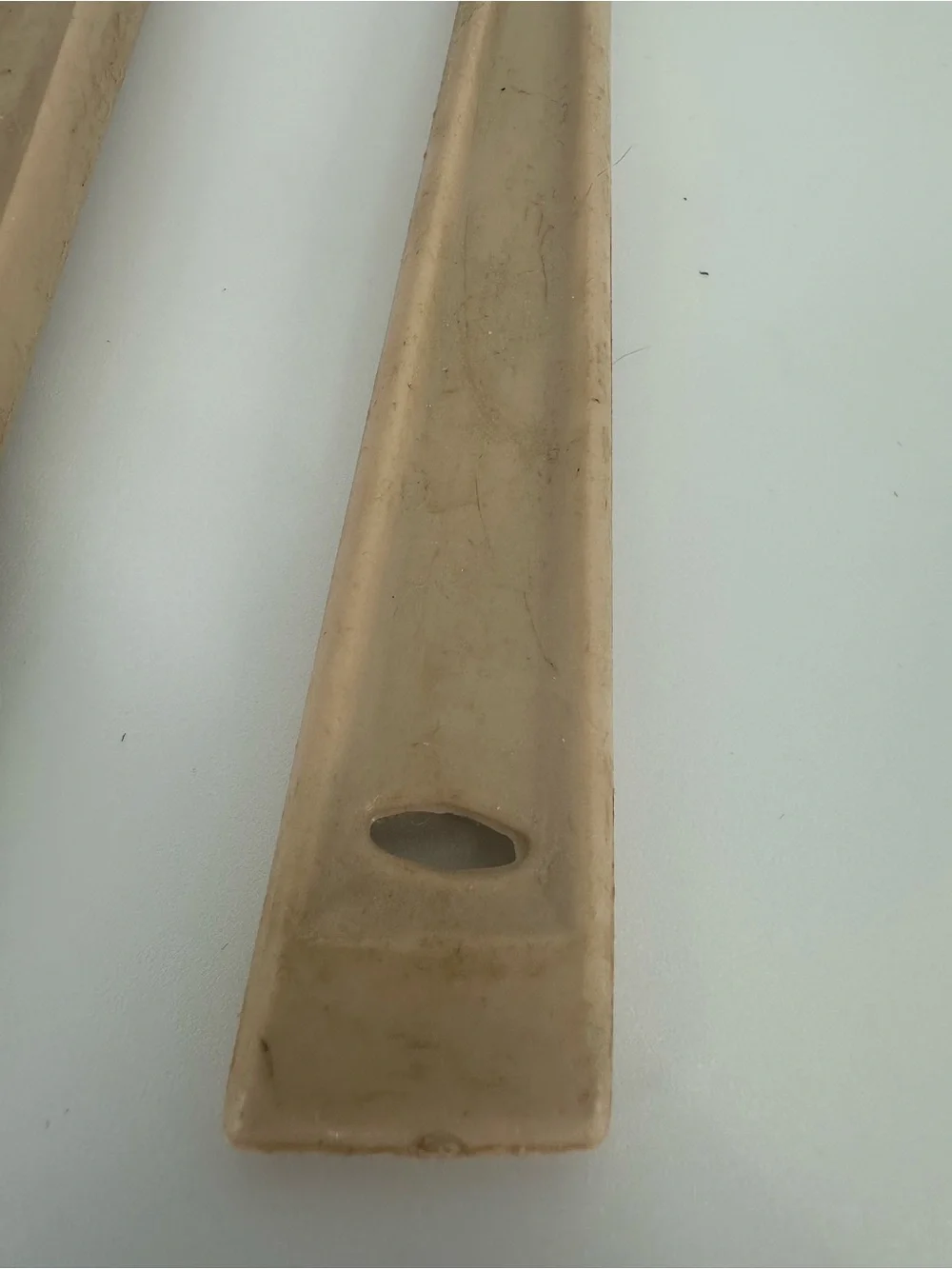 Vintage Silicone Spatula Set in Beige Kitchen Utensils